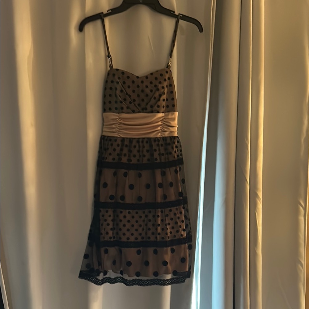 Bwear Blue Tiered Mini Sundress for Cocktail